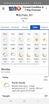 4Warn Weather android App screenshot 1